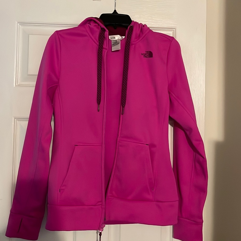 NorthFace zip up sweat shirt